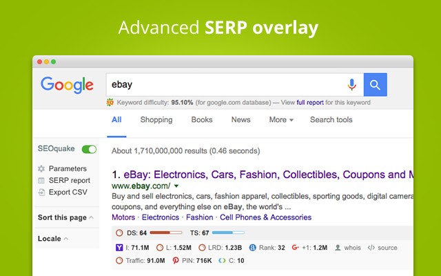 SEOQuake - Offered by: https://www.seoquake.com - hubspot